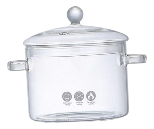 Olla De Vidrio Con Tapa, Juego De Ollas De Vidrio, Olla Con