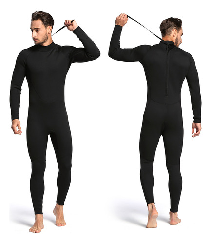 Traje De Neopreno Completo Con Cremallera Trasera De 2 Mm Pa