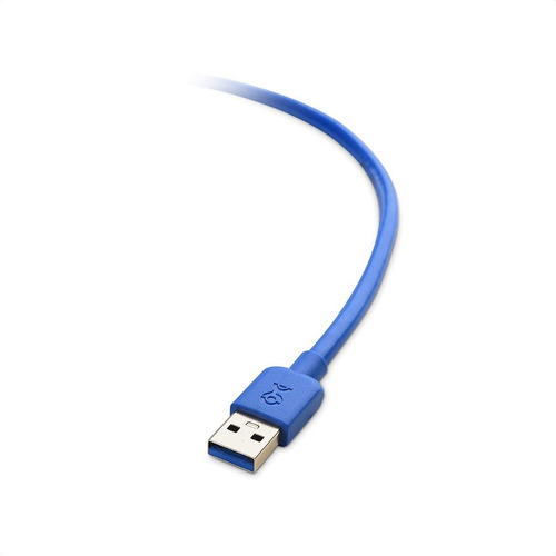 Imagen 2 de 4 de Cable Usb Macho A Usb Macho 1 Metro (usb-tipo A 3.0 Y 2.0)