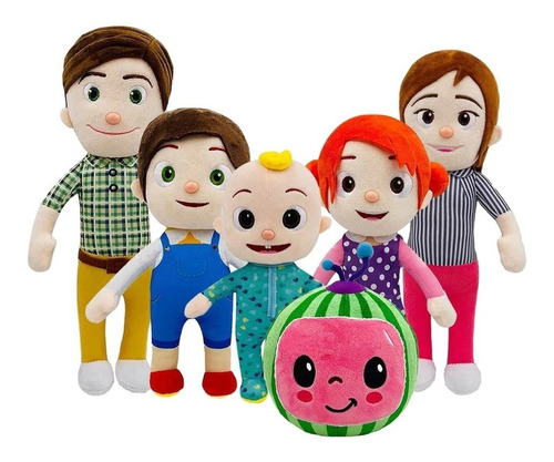 Peluches Juego De 6 Familia Completa