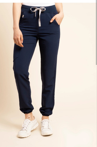 Jogger Americano Talla S Strech Azul Marino De Dama