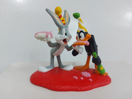 Figura Vintage Looney Tunes Bugs Bunny Y Pato Lucas / Daffy