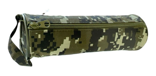 Estojo De Lápis Caneta Escolar Estampado Camuflado Militar 