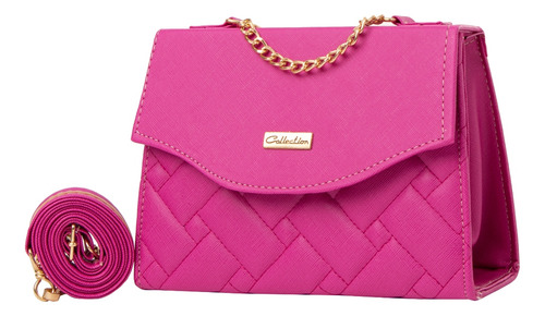 Bolsa Bandolera Fana De Mujer Elegante Dafne Buganvilia