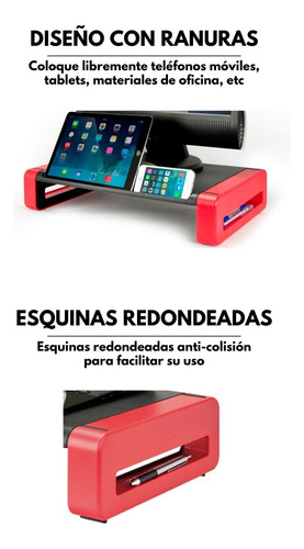 Base Eleva Monitor Notebook Organizador Escritorio