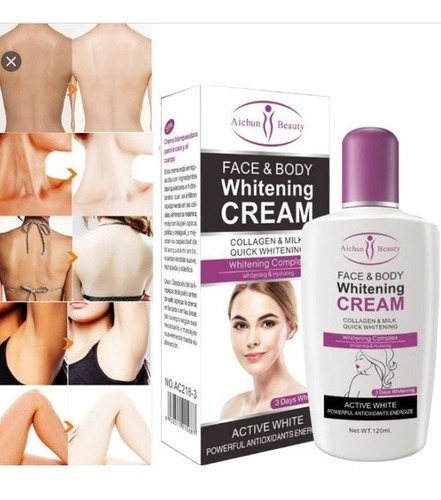 Crema Extra Aclara Blanquea Piel 3 Tonos Original Suaviza 