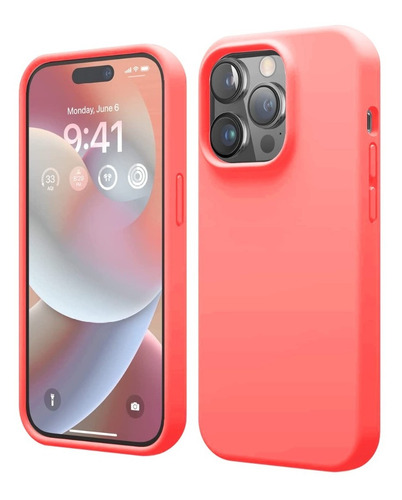 Funda Silicona Gamuza + Film Hydrogel Para Todos iPhone 14