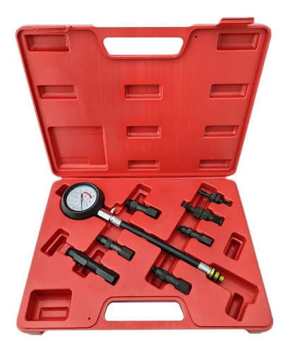 Set Kit Compresimetro Automotriz Bencinero Gasolina