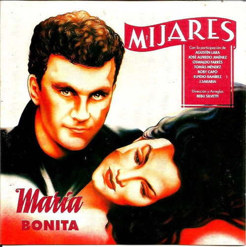 Mijares Maria Bonita Boleros Agustin Lara Cd Pvl 