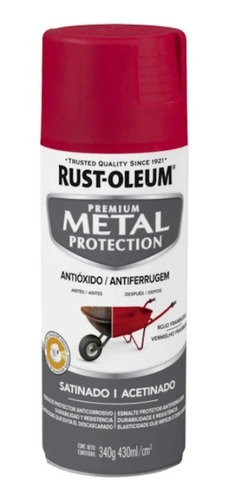 Pintura En Aerosol Rust Oleum Antioxido Metales Satinado