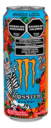Nuevo! Monster Energy Mango Loco Lata 473ml Cafeina +taurina