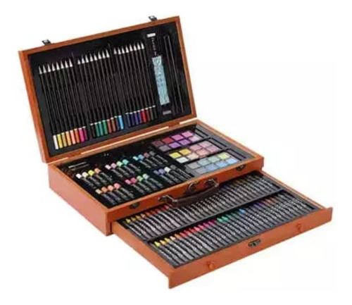 Maleta De Arte Profesional Set 143 Pcs Kit Lapices Pintura