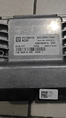 Computadora Chevrolet Spark Beat 2011-2017 25199415 (Usado)