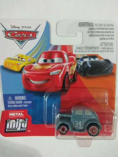 Disney Pixar Cars Metal Mini Racers River Scott 34 Mc1