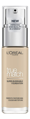 Base De Maquillaje True Match Super Blendable L' Oréal Paris Tono Ivoire 1N