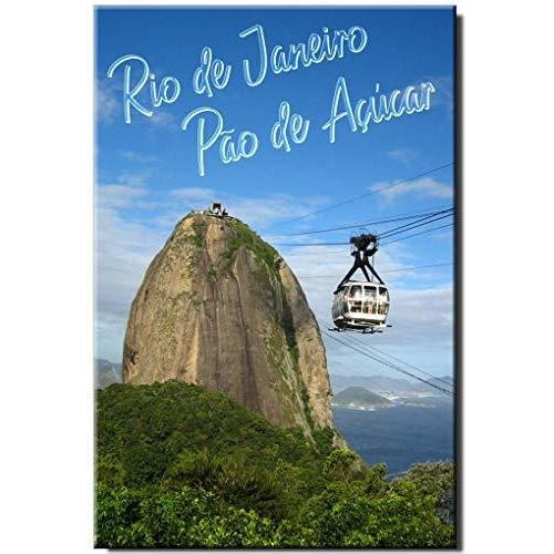 Imán De Nevera De Río De Janeiro Brasil Recuerdo De Viaje Su