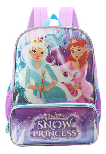 Mochila 16 PuLG Snow Princess Escolar Primaria