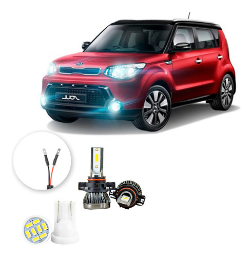 Ultra Led Nano 22000lm Kia Soul 2009-2011 Farol Milha