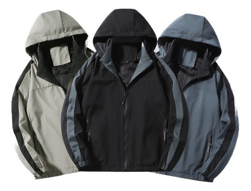 Abrigos Chaquetas Con Capucha Informal Chamarra Invierno