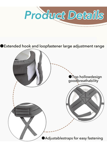 Casco Protector Para Ancianos Marca No Especificada Modelo N Gris
