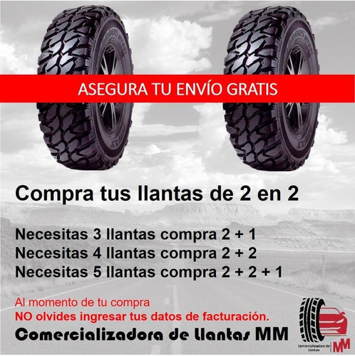 2 Llantas Onyx Ny-mt187 Lt245/75r16 120/116
