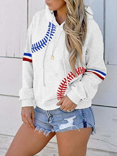 Imagen 3 de 4 de Tops De Béisbol Para Mujeres Raglan Camisas De Manga Nl4tz