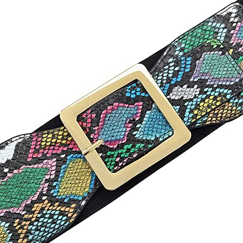 Chic Diary Cinturón Elástico Para Mujer Cinturón Ancho De Pi