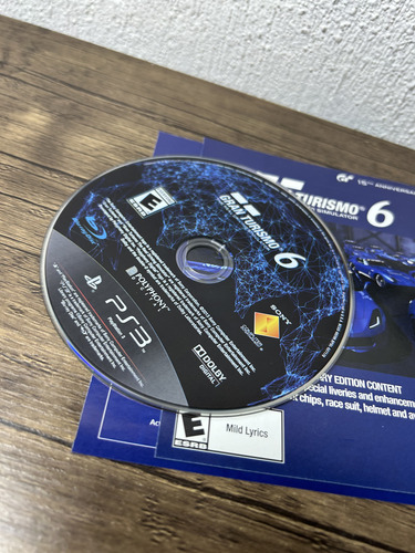 Gran Turismo 6 Play Station 3 Ps3 (Usado)
