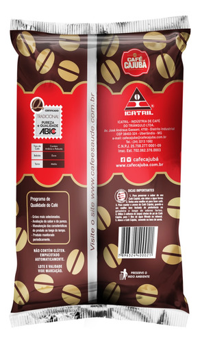 Café Torrado e Moído Cajubá Pacote 500g