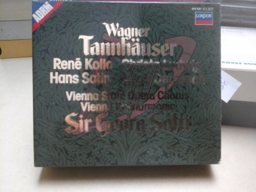 Cd 0352 - Wagner - Sir Georg Solti - Tannhauser - 3 Cd