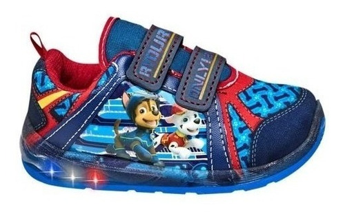 Tenis Casual Paw Patrol 8909 Azul De Niños De Moda Original