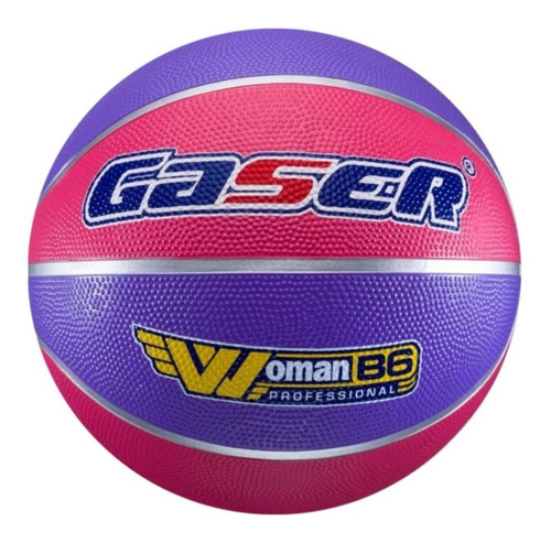 Balón Basketball Woman - B6 No.6 Gaser Color Rosa/Lila
