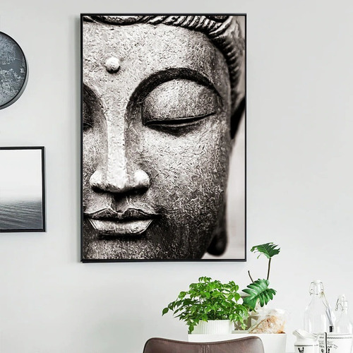 Imagen 2 de 10 de Cuadro-buda 3-moderno,decorativo,120x85cm-16k Resolución