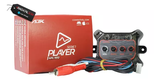 Mini Player Caixa Bob Paredão Ajk Com Bluetooth E Zero Ruído