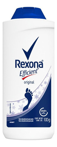 Talco Para Pies Rexona Efficient Desodorante 100g