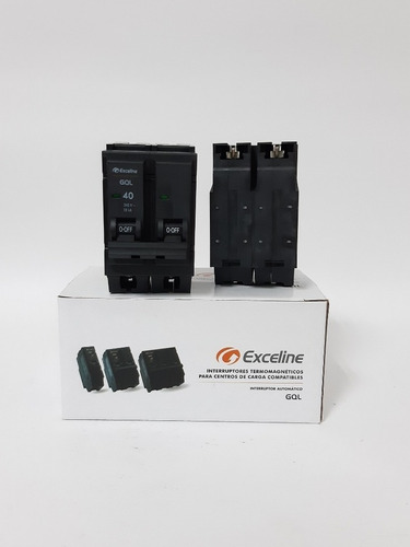 Breakers Empotrar Gql 2x40 Amp. Exceline