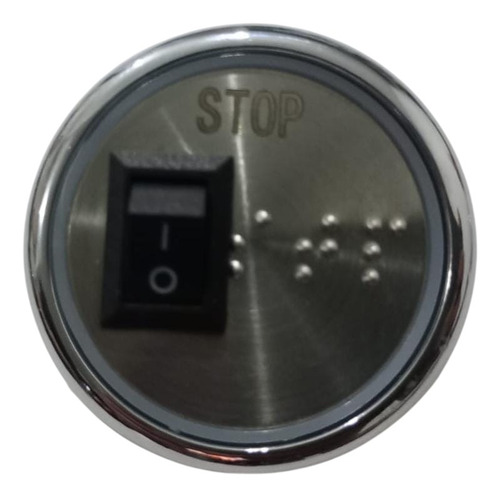 Boton Ascensor Funciones Especiales Rojo Stop