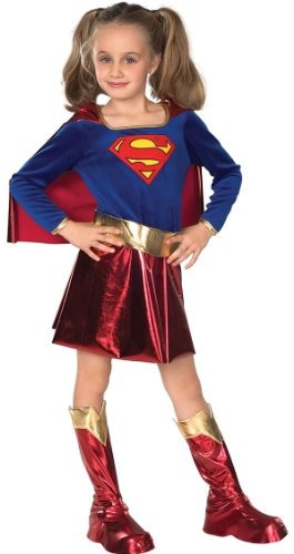 Costume Infantil De Supergirl Deluxe