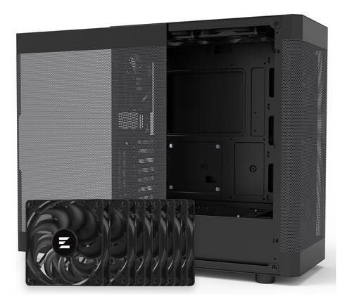 Zalman I4 Airflow - Funda Para Pc Para Videojuegos, Diseño.