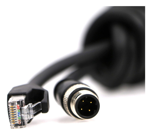 Aconnect D-code Cable M12 De 4 Pines Macho A Rj45 Macho, Cat