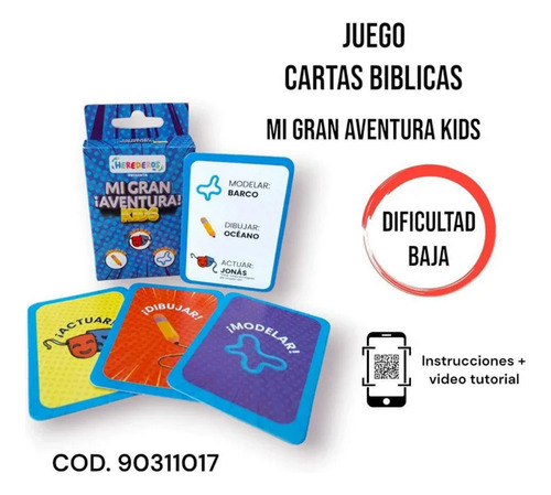 Juego De Cartas Biblico Mi Gran Aventura Aventura Kids