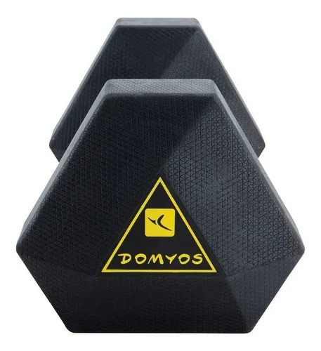 Mancuerna Hex Dumbbell 10 Kg Domyos Originales Meses sin intereses
