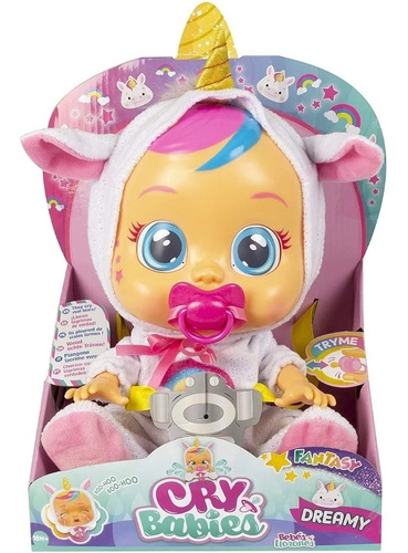 Cry Babies Unicornio Bebe Lloron Original Muñeca Llorona