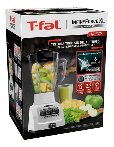 Licuadora T-fal Infinyforce Xl Ln8221mx 12 Funciones 2.2 L