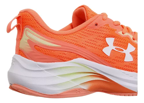 Vaypol, Zapatillas Under Armour Charged Stride Lam - NARANJA FLUOR/BLANCO