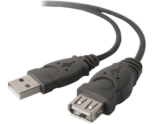 Cable De Extension Usb 2.0 De Belkin, 16 Pies/negro