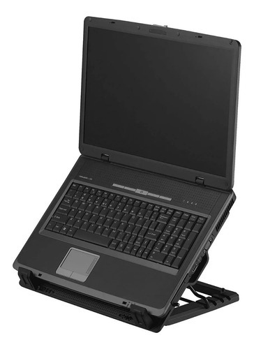 Ventilador Notebook Gamer N18 Con Luz Led Altura Ajustable