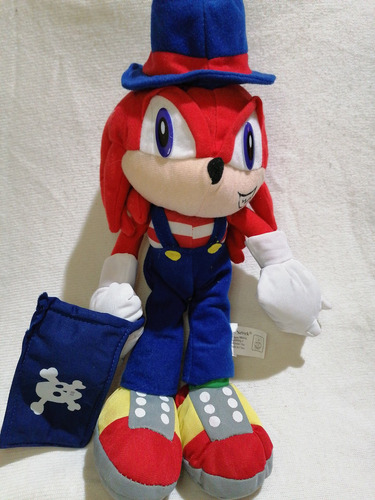 Peluche Original Knuckles Sonic Project Toy Nerwork Sega 40. (Usado)