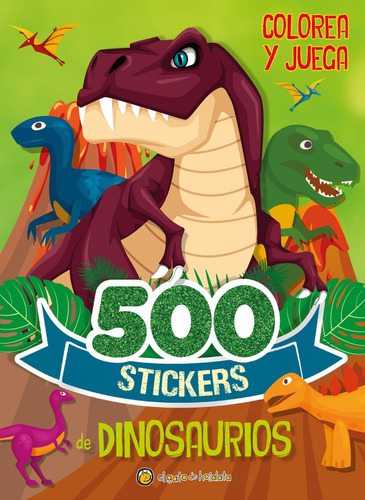 500 Stickers De Dinosaurios - Varios