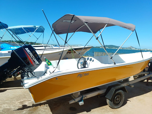 Lancha Rs 530 Com Motor Mercury 50 Elo 2 Tempos 0km 17 Pés